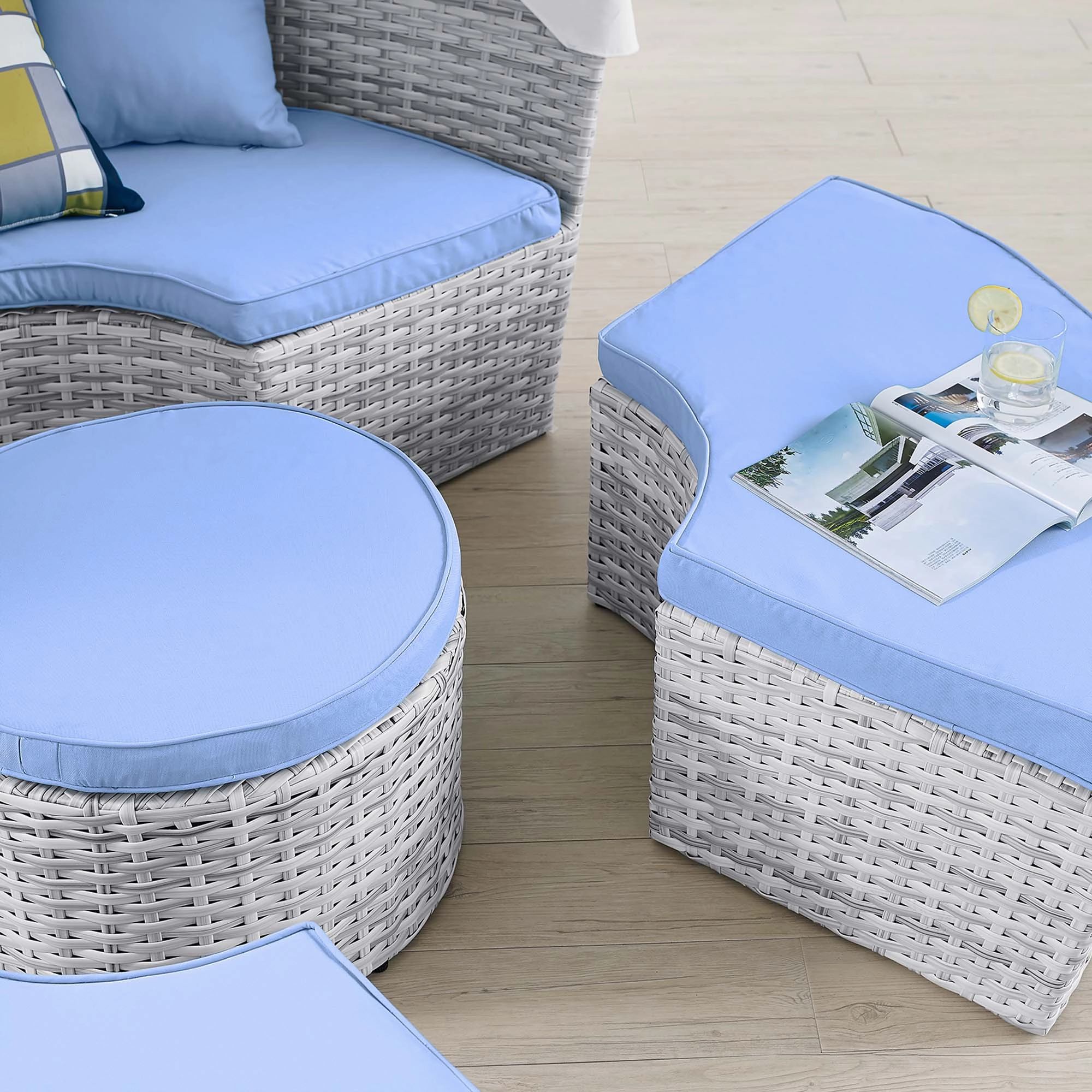 Scottsdale Canopy Outdoor Patio Daybed by Modway