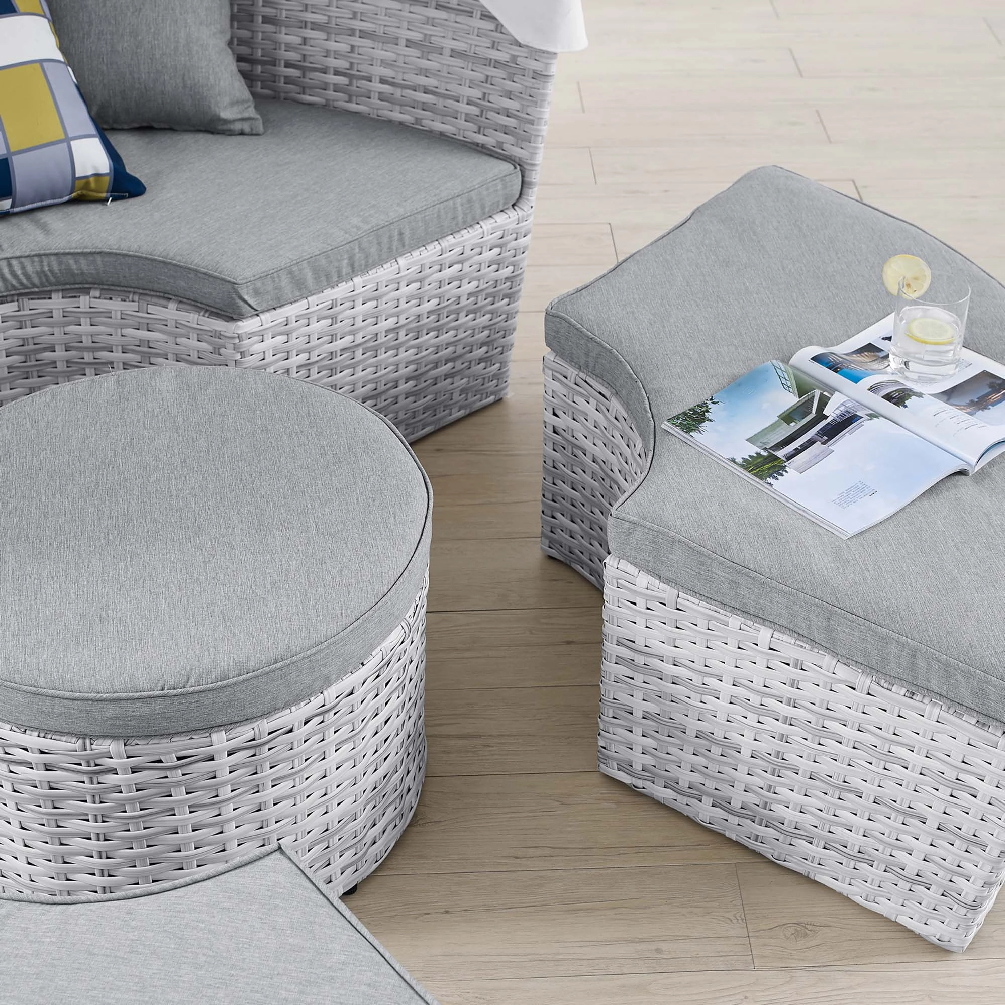 Scottsdale Canopy Outdoor Patio Daybed by Modway
