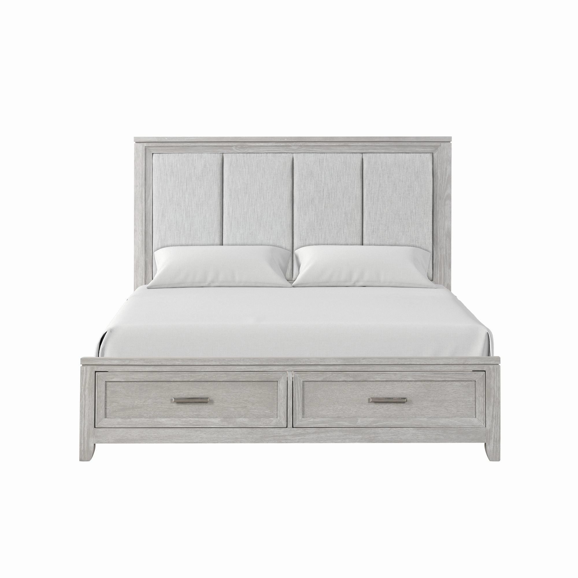 Silverwood 3-Piece Queen Storage Bed - Mist Grey