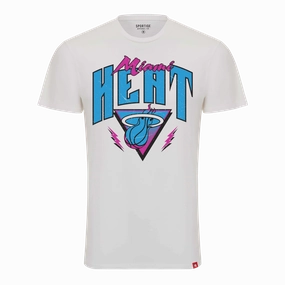 Sportiqe Miami HEAT Original Vice White Tee