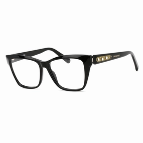 Swarovski Men's Eyeglasses - Full Rim Butterfly Shiny Black Plastic Frame | SK5468 001