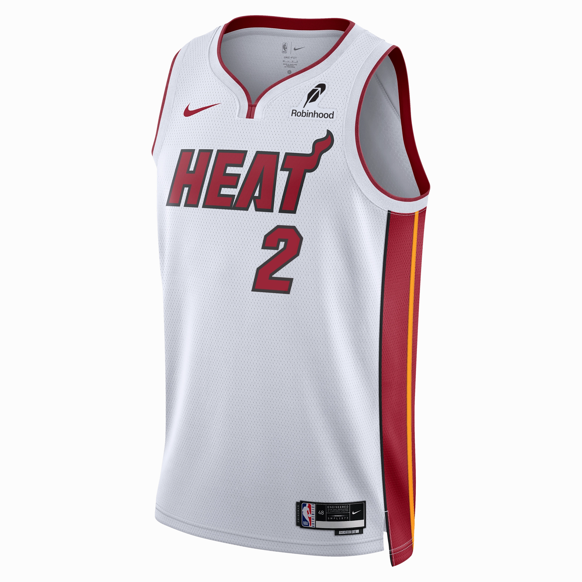Terry Rozier III Nike Miami HEAT Association White Swingman Jersey