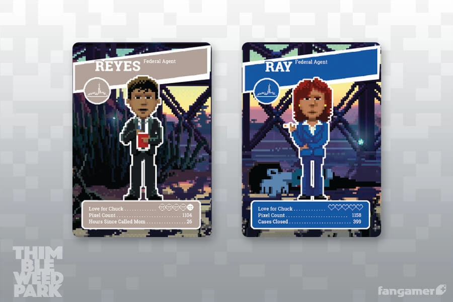 Thimbleweed Park Trading Cards