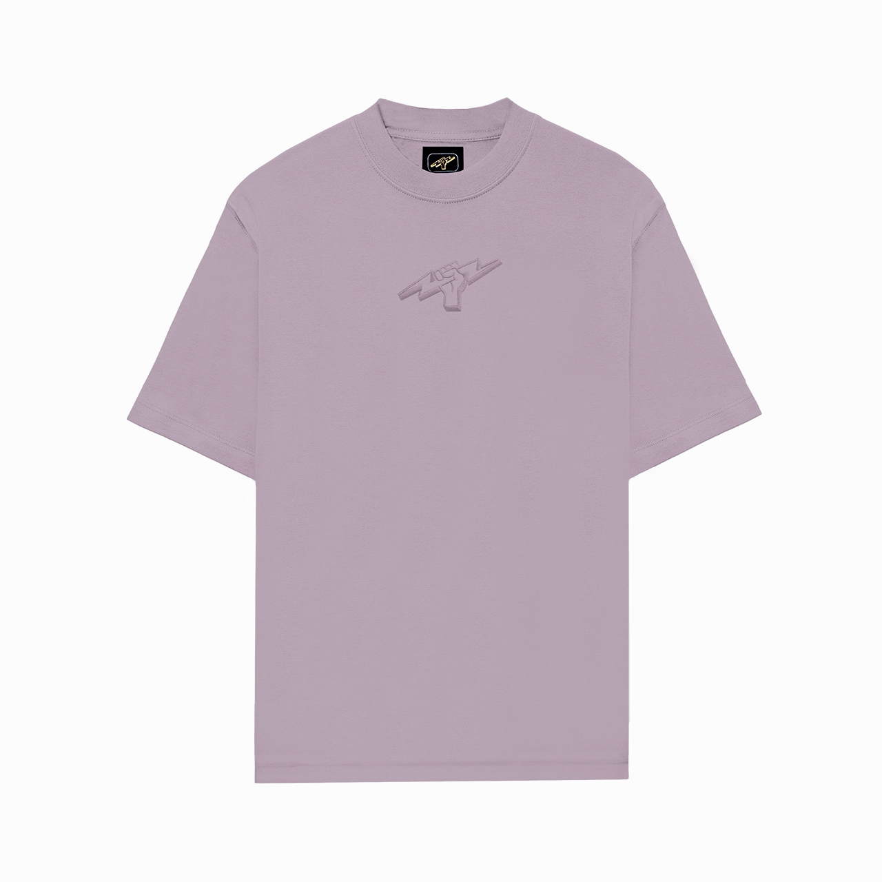 Titan Essentials Fist Embroidered Tee - Violet