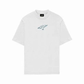 Titan Essentials Fist Embroidered Tee - White
