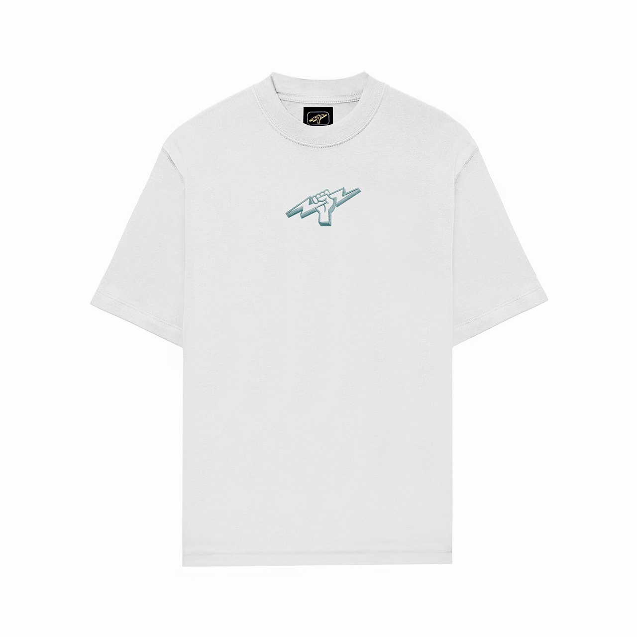 Titan Essentials Fist Embroidered Tee - White