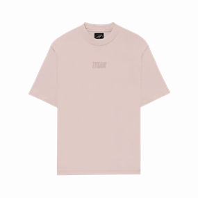 Titan Essentials Strike Logo Tee - Old Rose