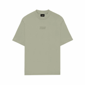 Titan Essentials Strike Logo Tee - Sage
