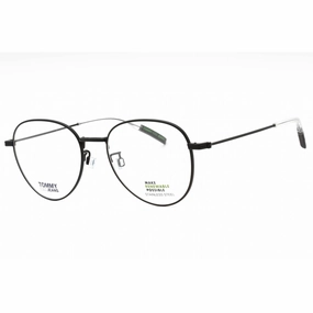 Tommy Hilfiger Men's Eyeglasses - Matte Black Metal Aviator Frame | TJ 0067/F 003