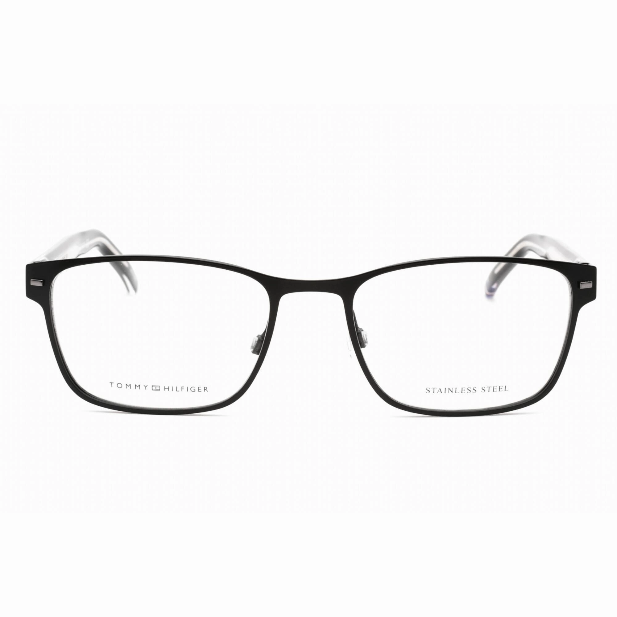 Tommy Hilfiger Men's Eyeglasses - Matte Black Metal Full Rim Frame | TH 1769 0003 00