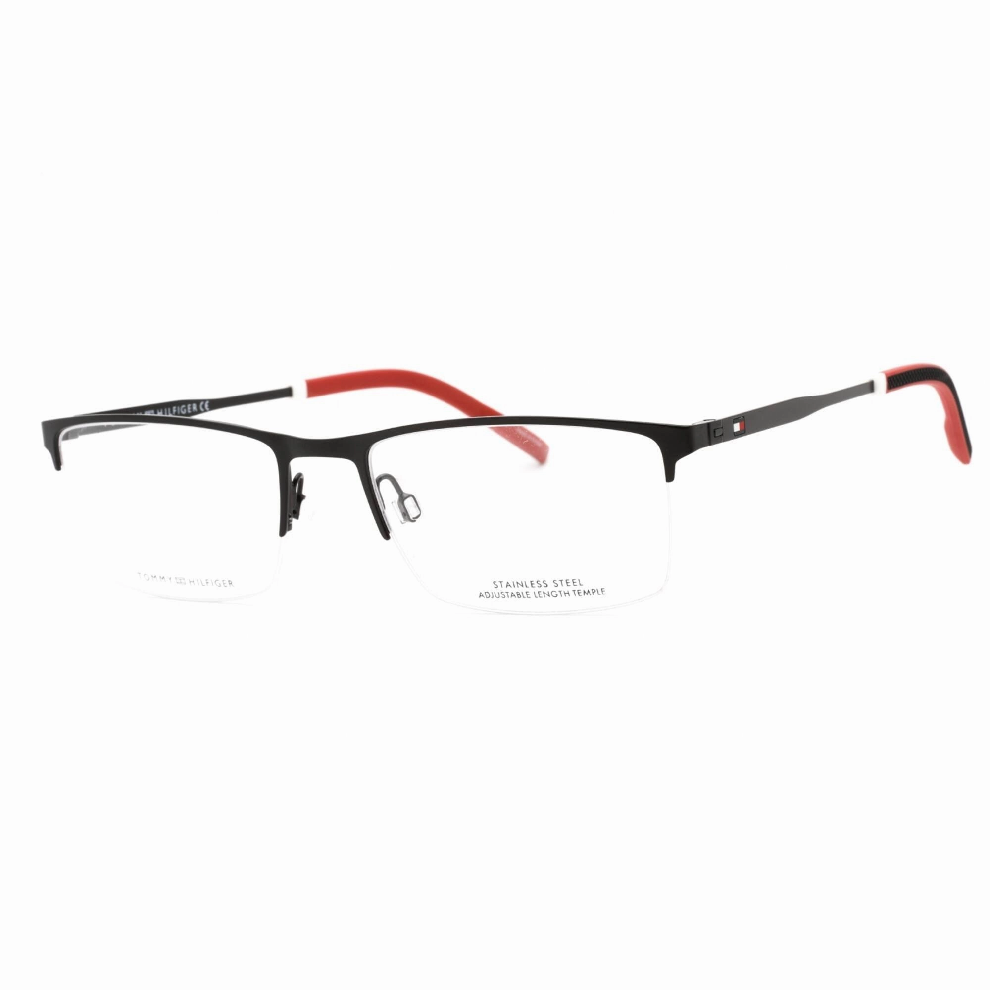 Tommy Hilfiger Men's Eyeglasses - Matte Black Metal Full Rim Frame | TH 1830 0003 00
