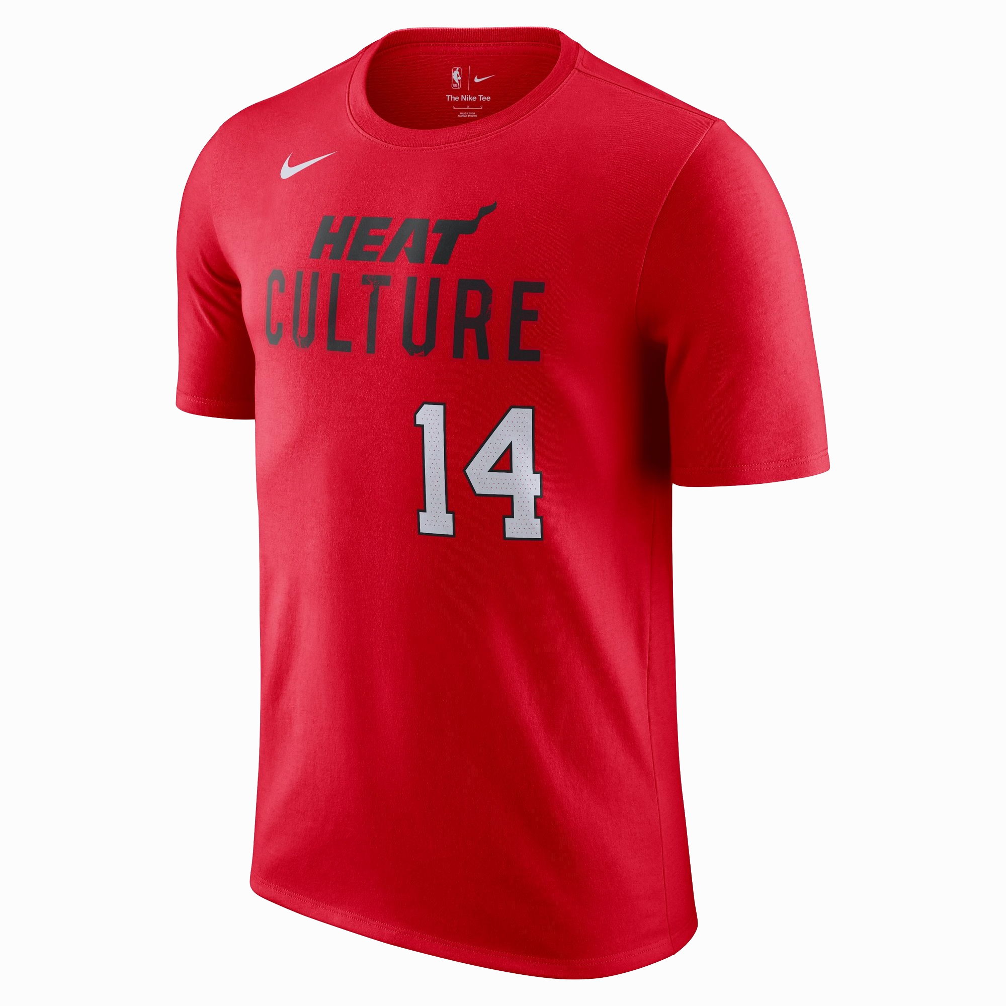 Tyler Herro Nike HEAT Culture: Blood Red Name & Number Tee