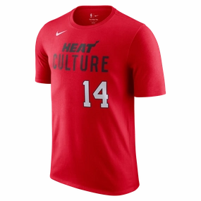 Tyler Herro Nike HEAT Culture: Blood Red Name & Number Tee