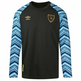 Umbro Guatemala Long Sleeve Prematch Jersey 23/24 (Black/Blue/Gold