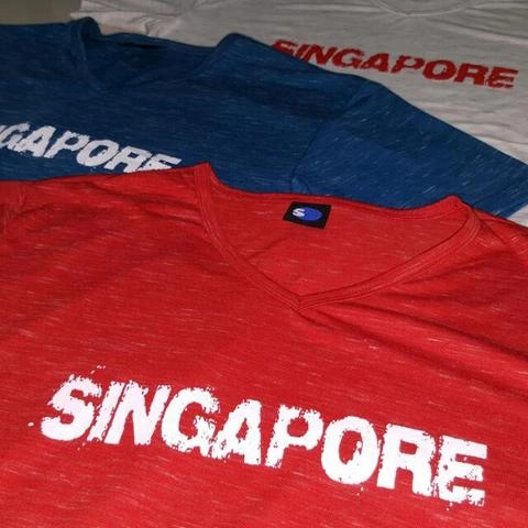 V Neck Tee - Cotton Lycra Knit -