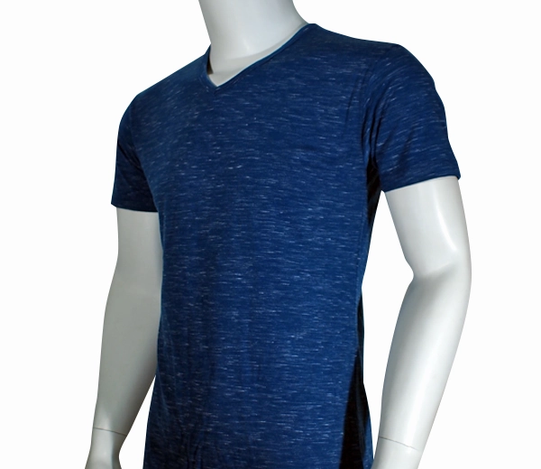 V Neck Tee - Cotton Lycra Knit -