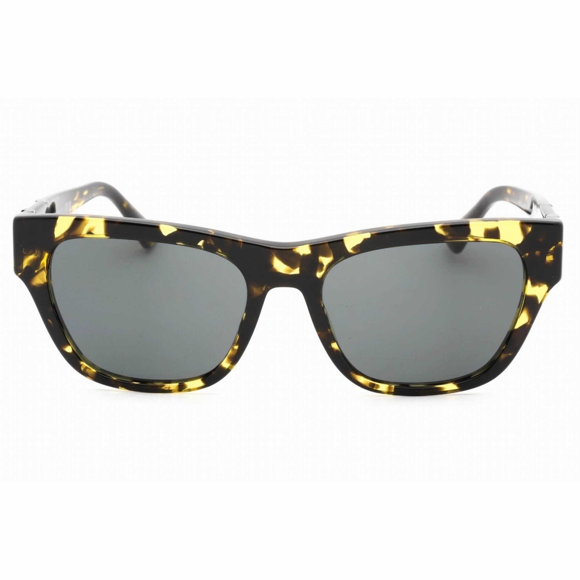 Versace Men's Sunglasses - Yellow Spotted Havana Frame Dark Grey Lens | 0VE4457 542887