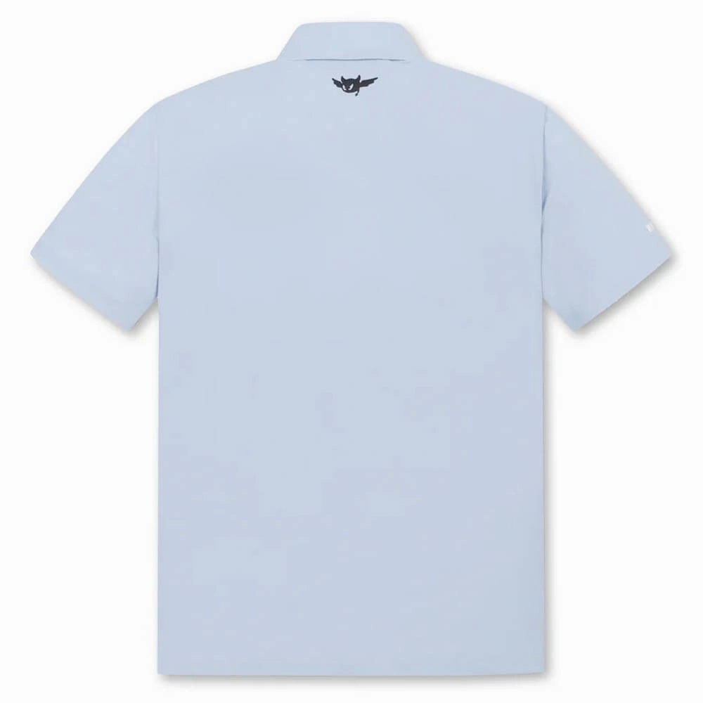WAAC Essential Pique Golf Polo Light Blue - SP25 Men