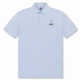 WAAC Essential Pique Golf Polo Light Blue - SP25 Men