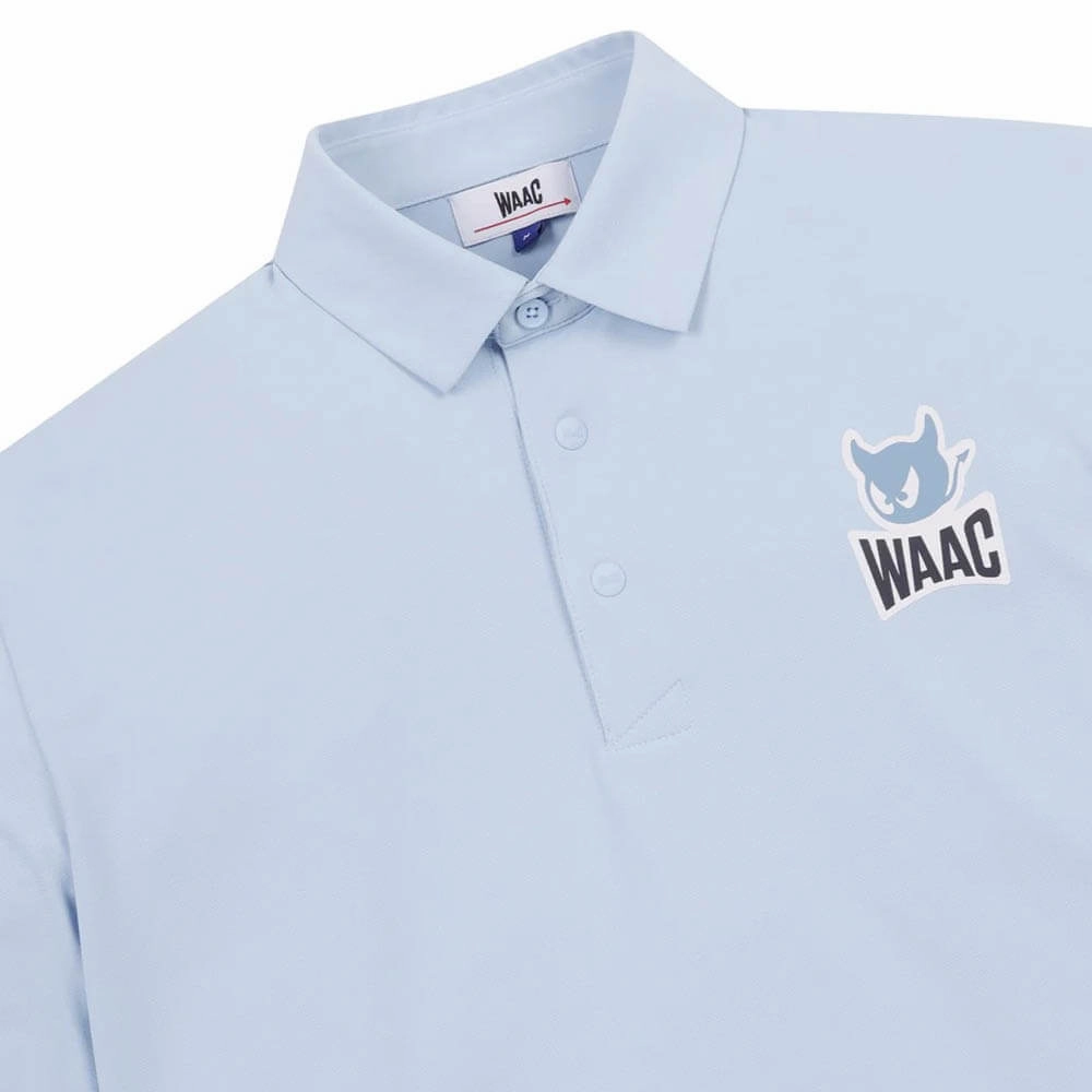 WAAC Essential Pique Golf Polo Light Blue - SP25 Men