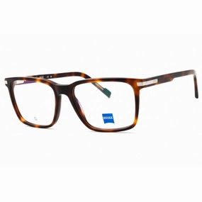 Zeiss Men's Eyeglasses - Tortoise Acetate Full Rim Rectangular Frame | ZS23533 240