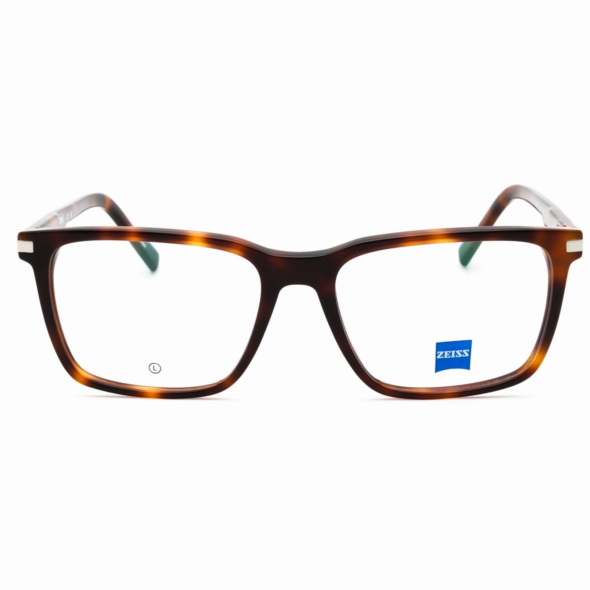 Zeiss Men's Eyeglasses - Tortoise Acetate Full Rim Rectangular Frame | ZS23533 240