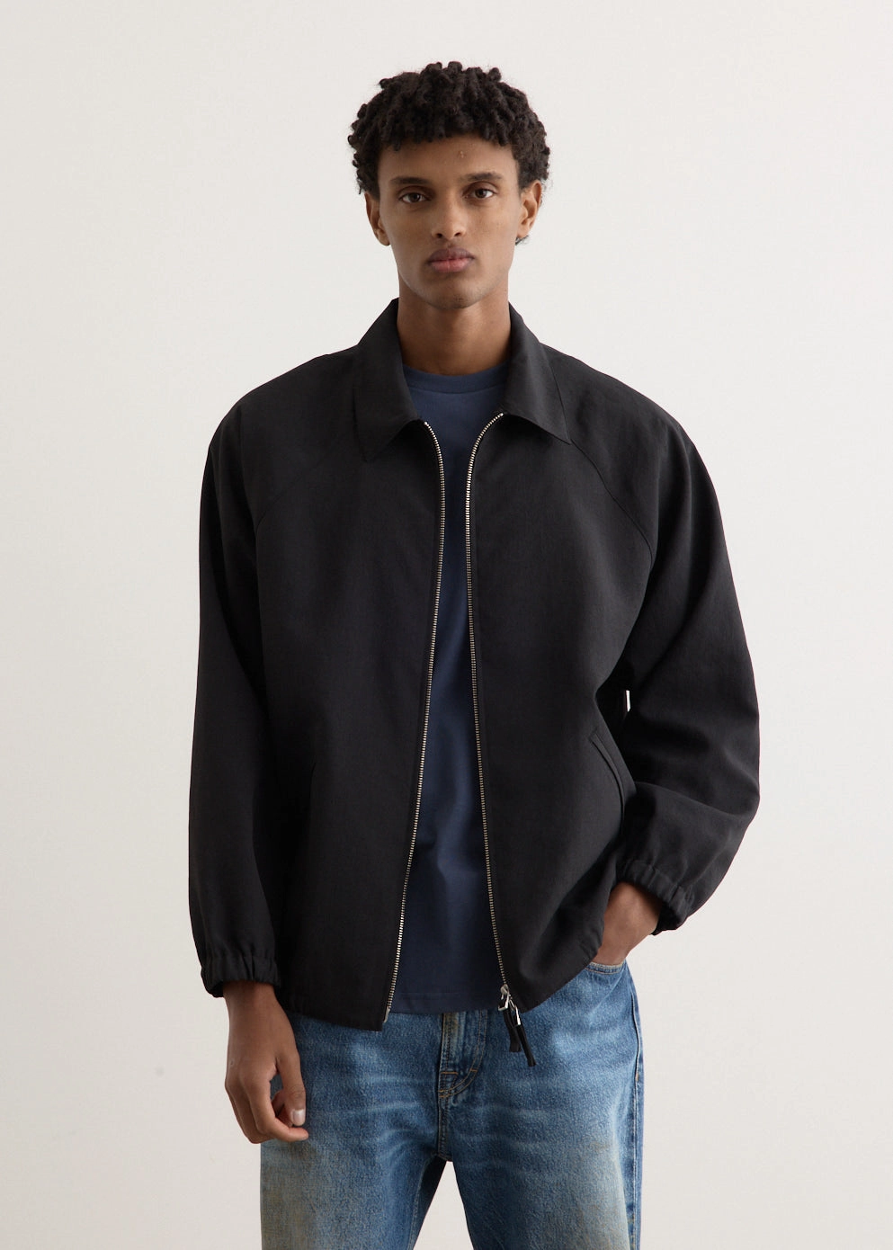 Zip Up Blouson